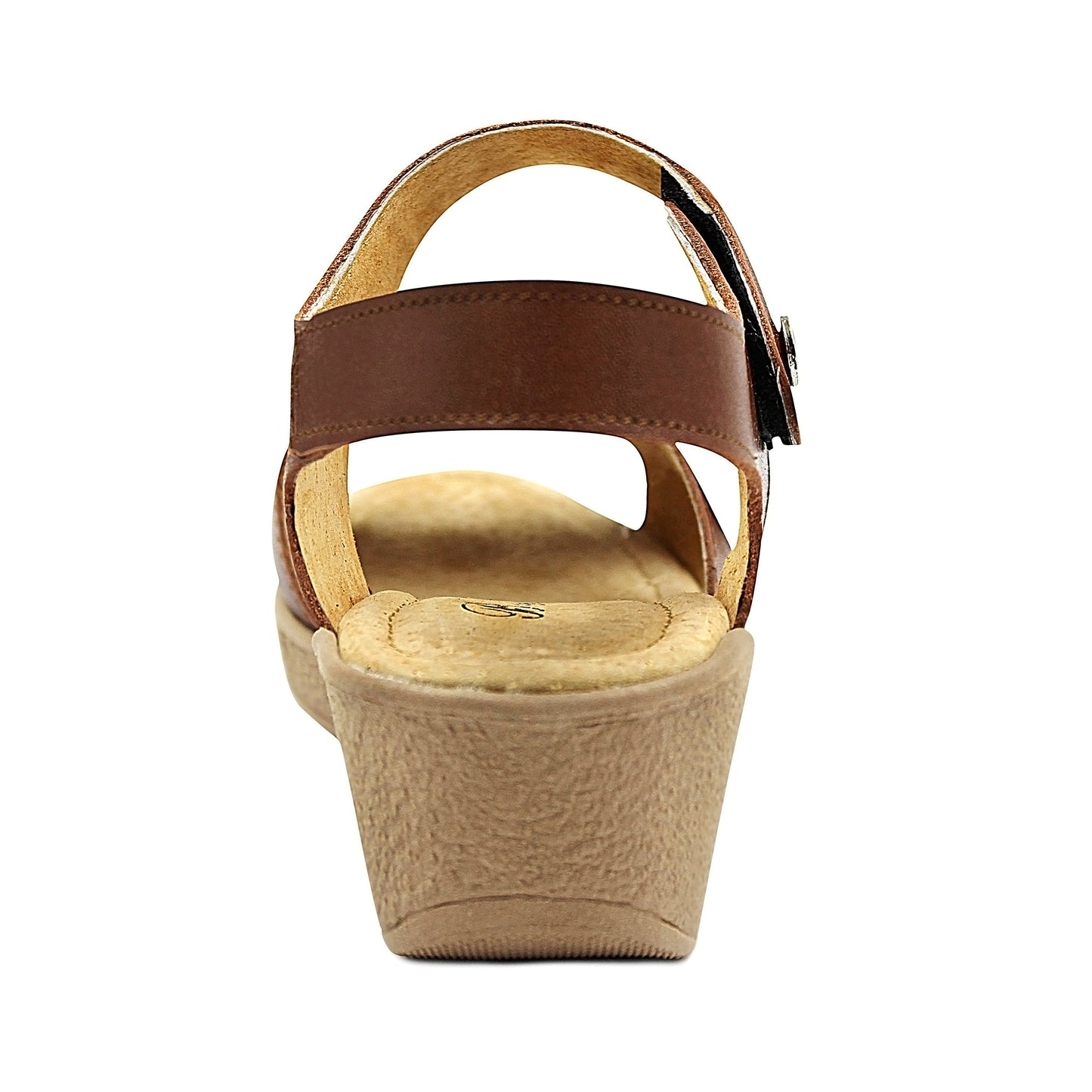 Sandalias de piel para dama Bonatto cogñac - 222