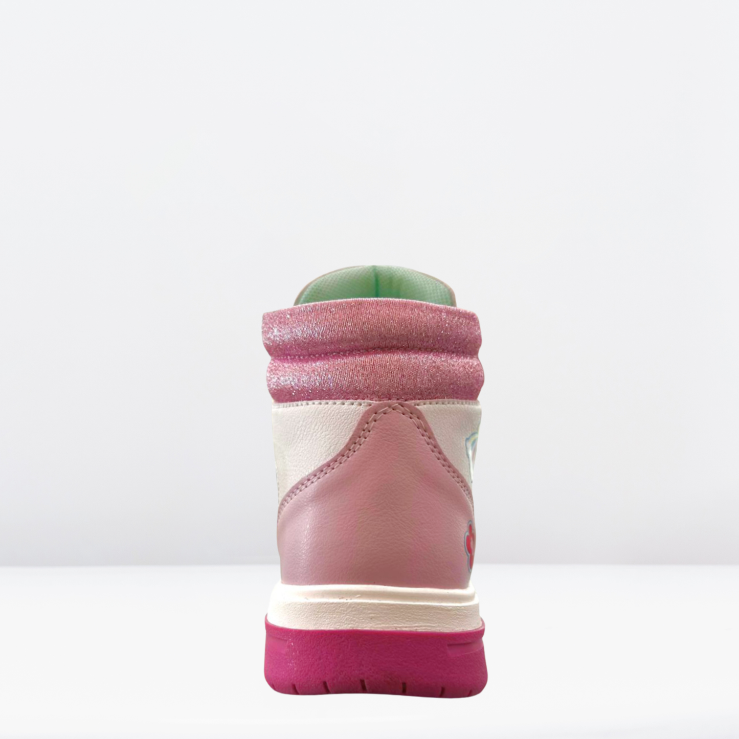 Botin para niña con detalles en color rosa- Bm3226