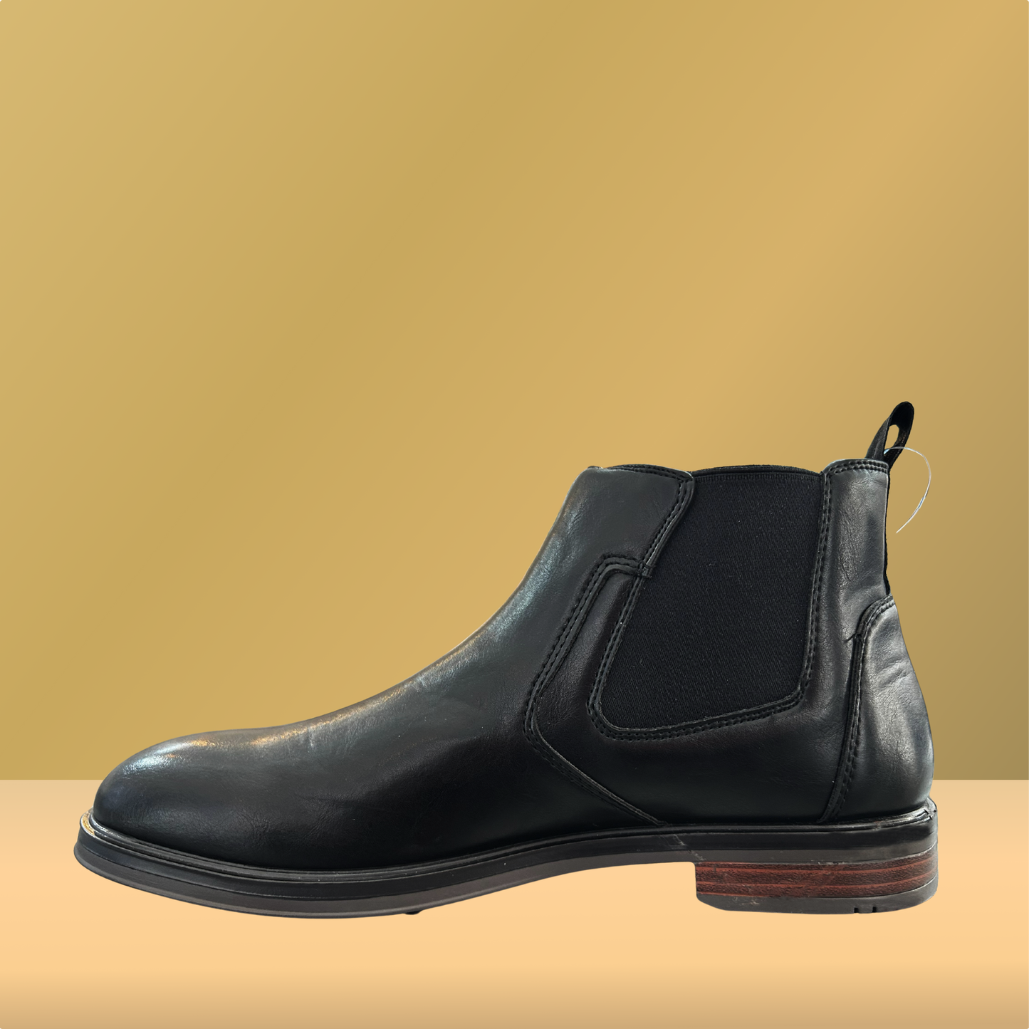 Botin tipo Chelsea negro clásico para caballero - Ozono -679301