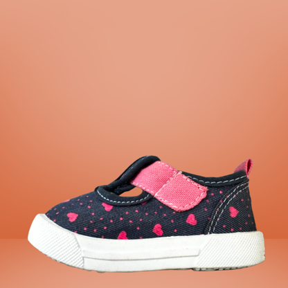 Tenis para niña Bubble Gummers con detalles de corazón- Dolly