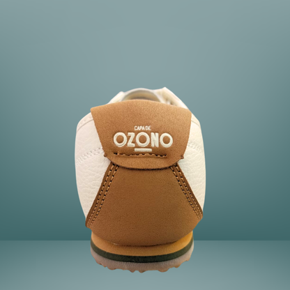 Sneaker retro para caballero capa de ozono -Verde Latte- 677001