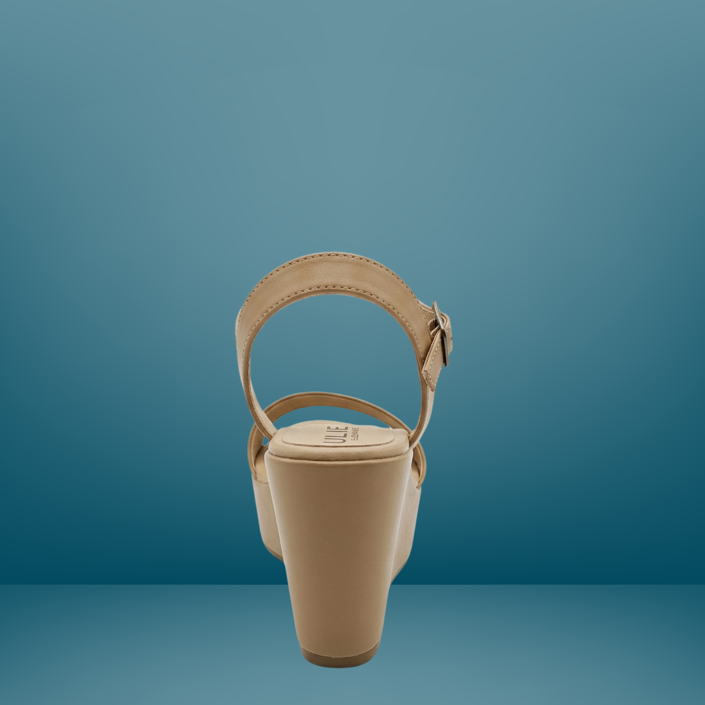 Sandalia con tacon tipo madera-Paulie 3769- hueso