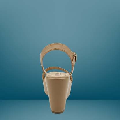 Sandalia con tacon tipo madera-Paulie 3769- hueso