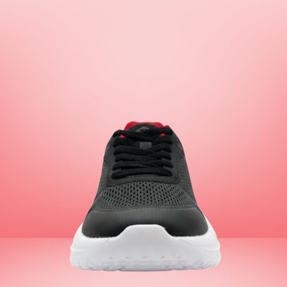 Tenis deportivos adidas negro con rojo - HP6095