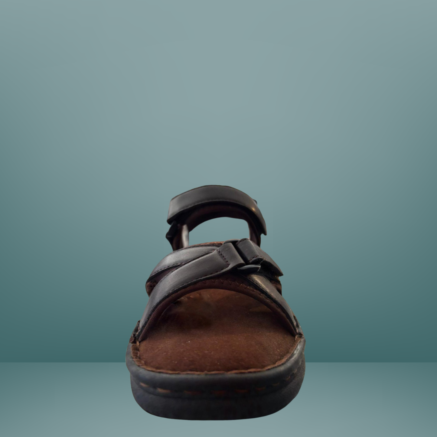 Sandalia casual para caballero café -611501