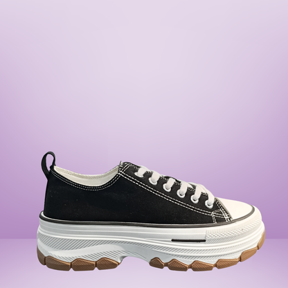 Tenis Been class para dama -Blanco lona-19106