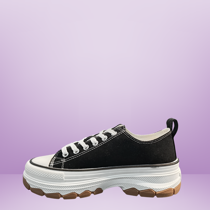 Tenis Been class para dama -Blanco lona-19106