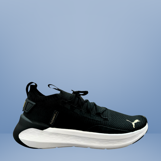 Tenis deportivos puma con detalles dorados -Negro- 31046004