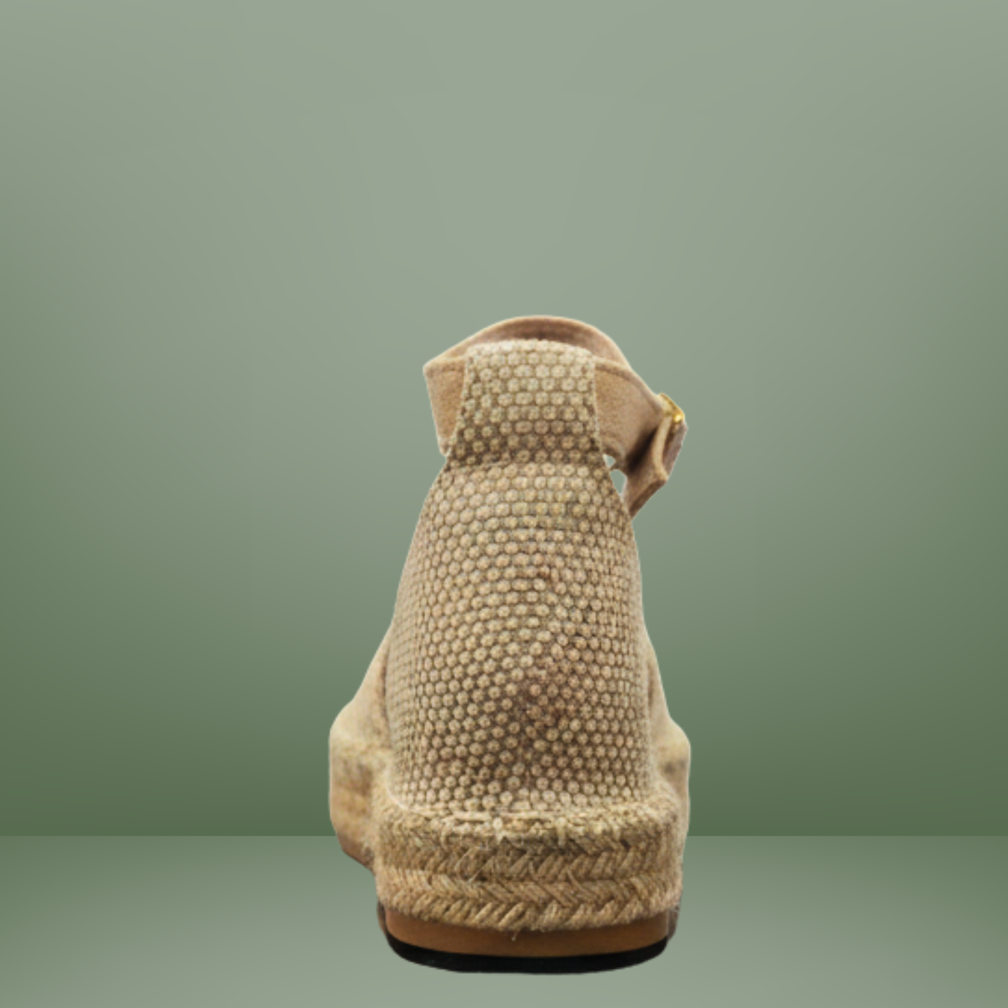 Sandalia tipo alpargata con bordado floral - 683410