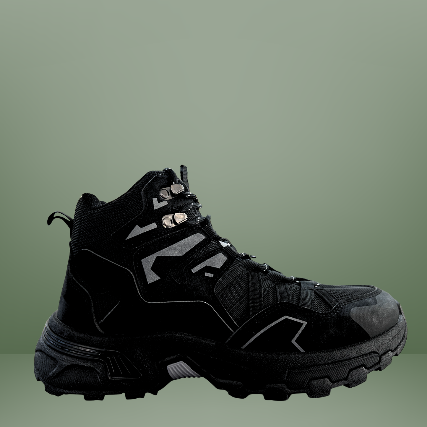 Bota casual para caballero via urbana- Negro-PSM31028