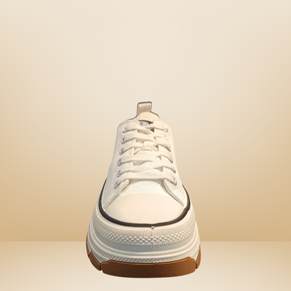 Tenis Been class para dama -Blanco lona-19106