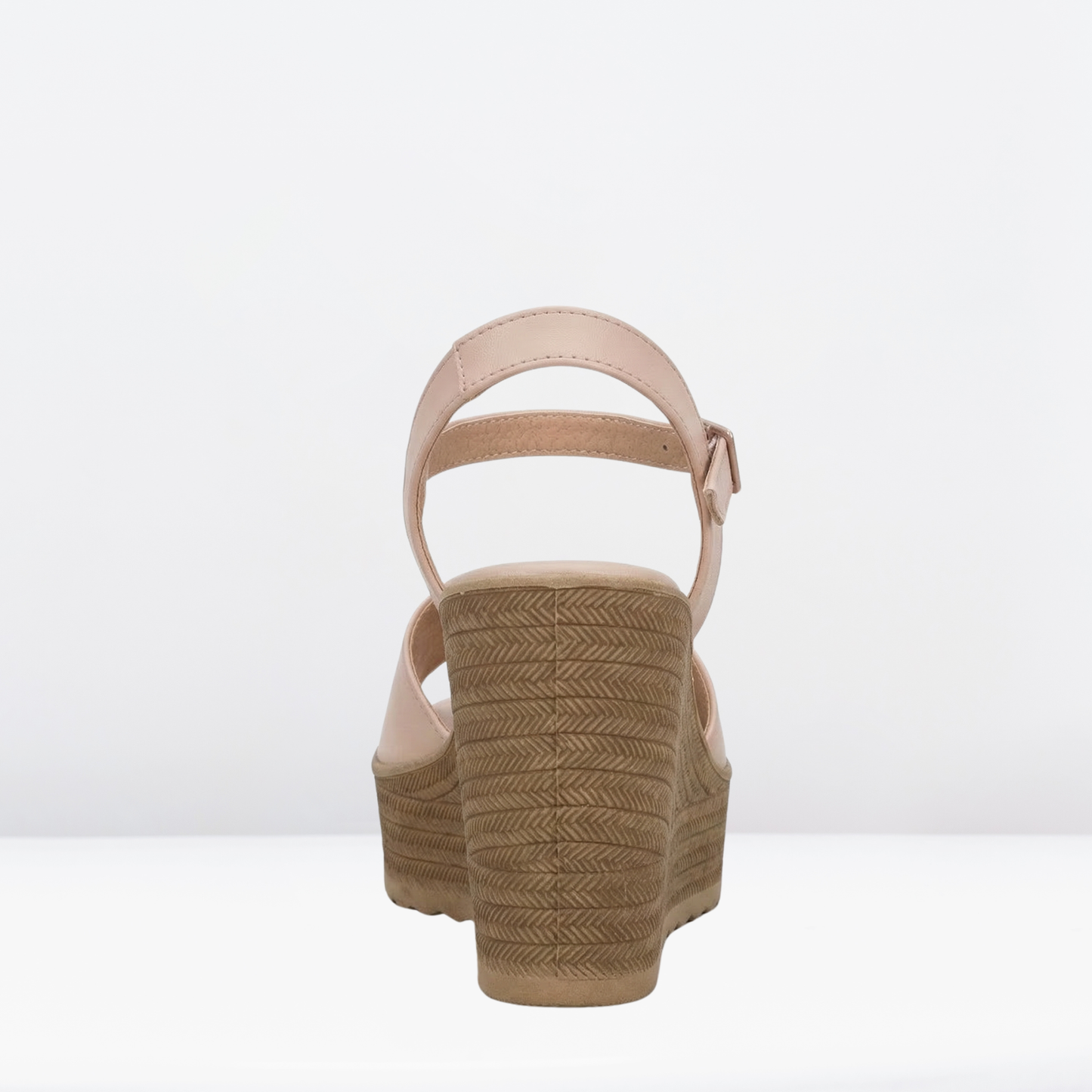 Sandalia con plataforma fredels -Nude-8232