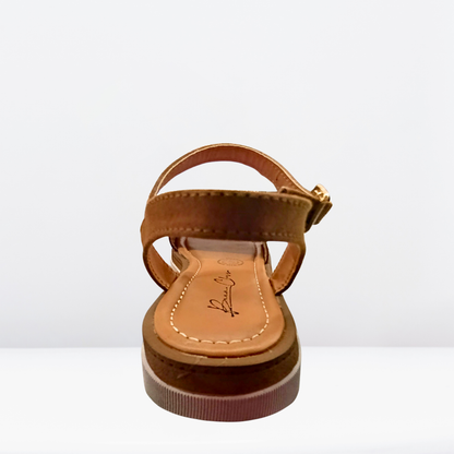 Sandalias Beenclass con detalles de tachuelas doradas-19881