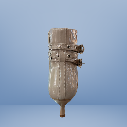 Botin de charol para dama marca salamandra - Clay charol - 19751