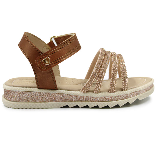 Sandalias con glitters para niña ANBADA - BM2432
