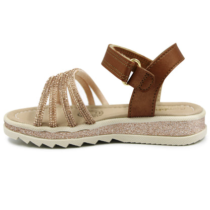 Sandalias con glitters para niña ANBADA - BM2432