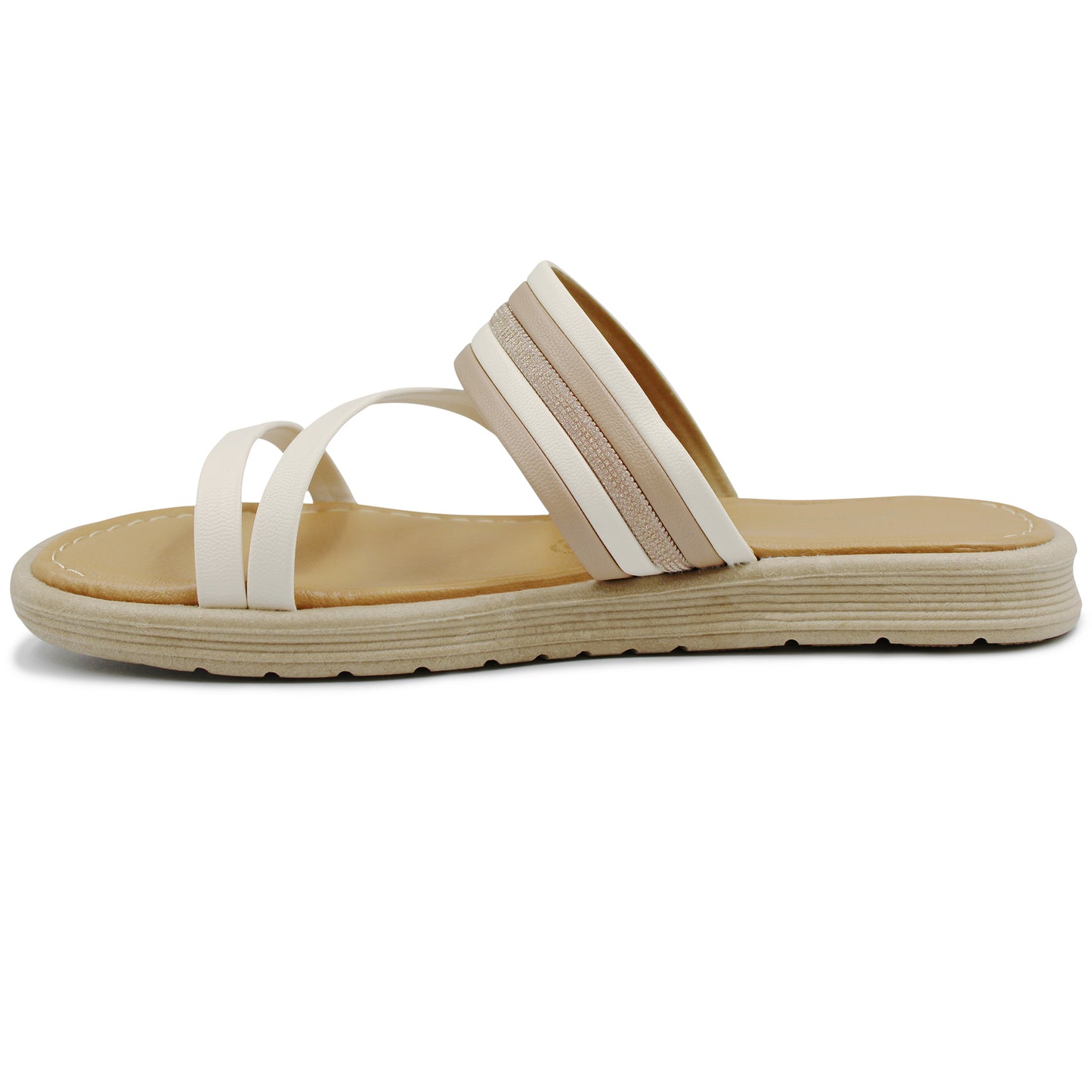 Sandalias Been Class para dama color blanco - 19022