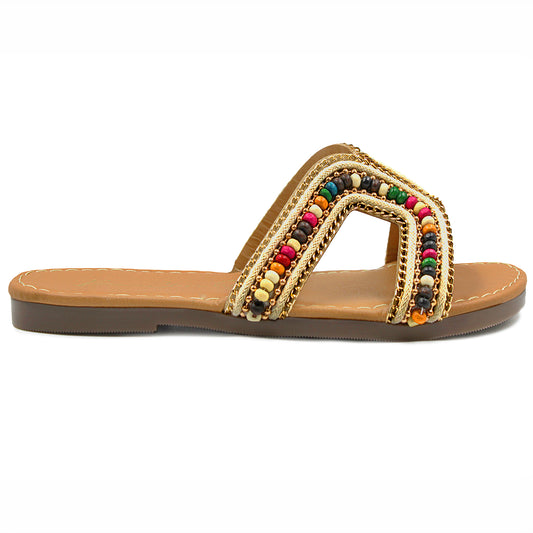 Sandalias con cuentas BEEN CLASS para dama - 19173