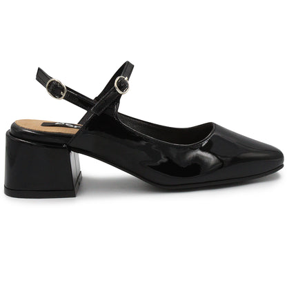 Tacones para dama BERLIN charol negro -776101- Negro