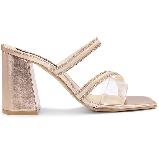 Tacones BOULLEVARD transparente para dama - BP125
