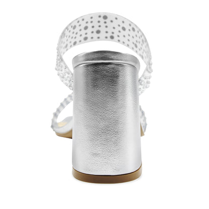 Tacones BOULLEVARD plateado para dama - BP127