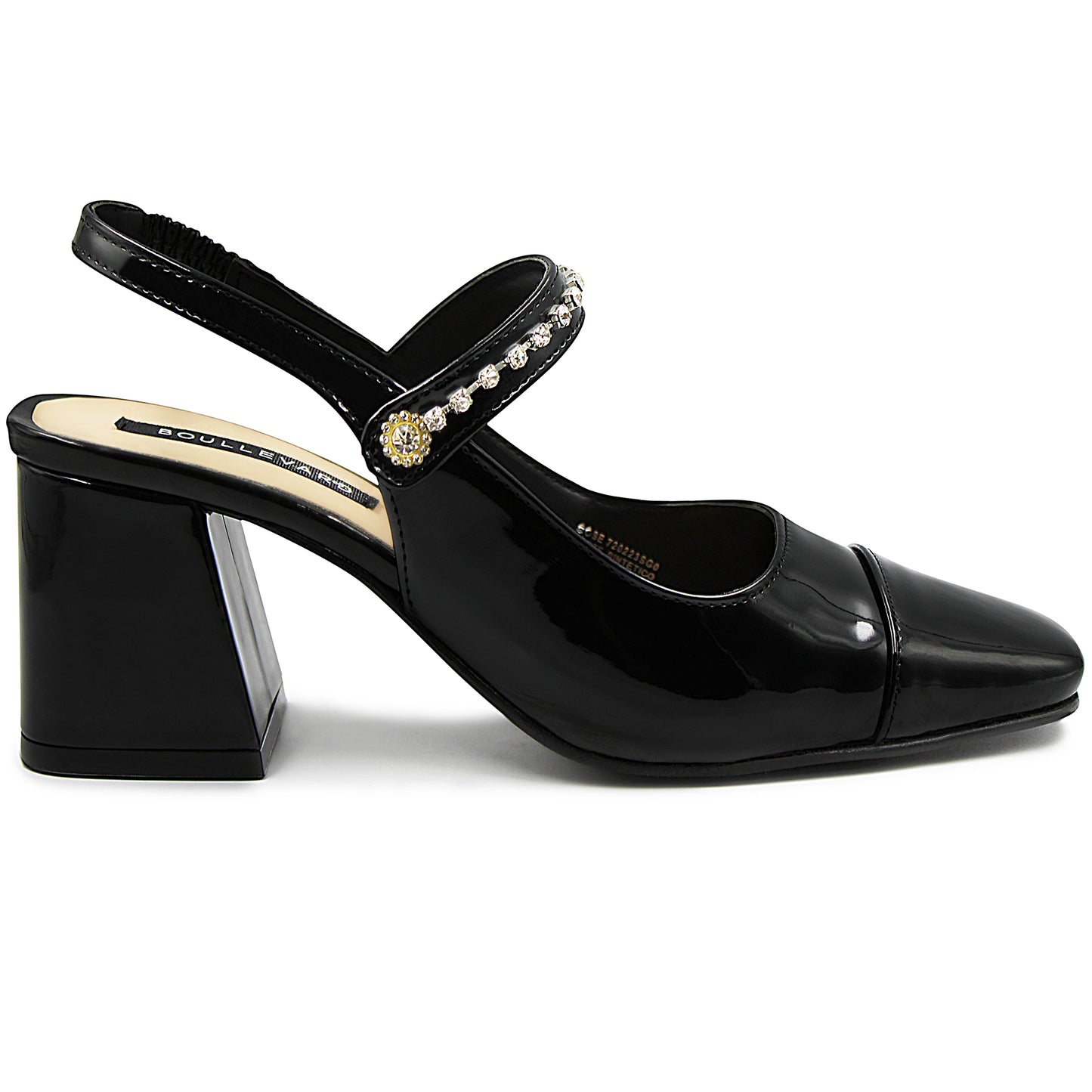 Tacones BOULLEVARD negro con pedrería para dama - SC5090