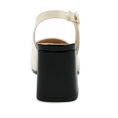 Tacones BOULLEVARD bicolor textura  charol  para dama - SC5093