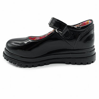 Zapatos escolares Distroller de charol con correa para niña - 967085A