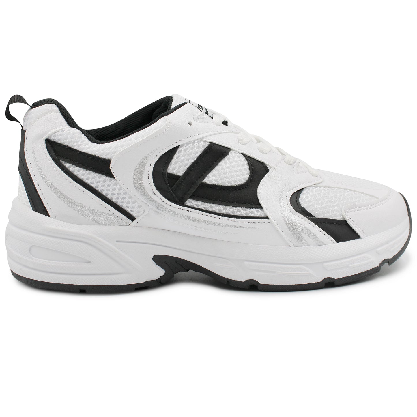 Tenis  Panam  para dama blanco con negro - 010878-0016