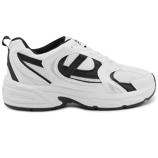 Tenis  Panam  para dama blanco con negro - 010878-0016