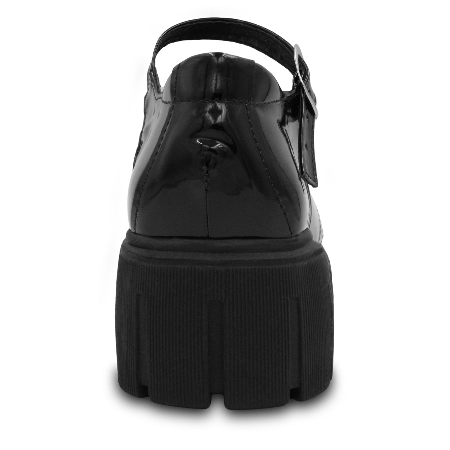 Zapato Escolar Tipo Mary Jane con Plataforma Gruesa-5501