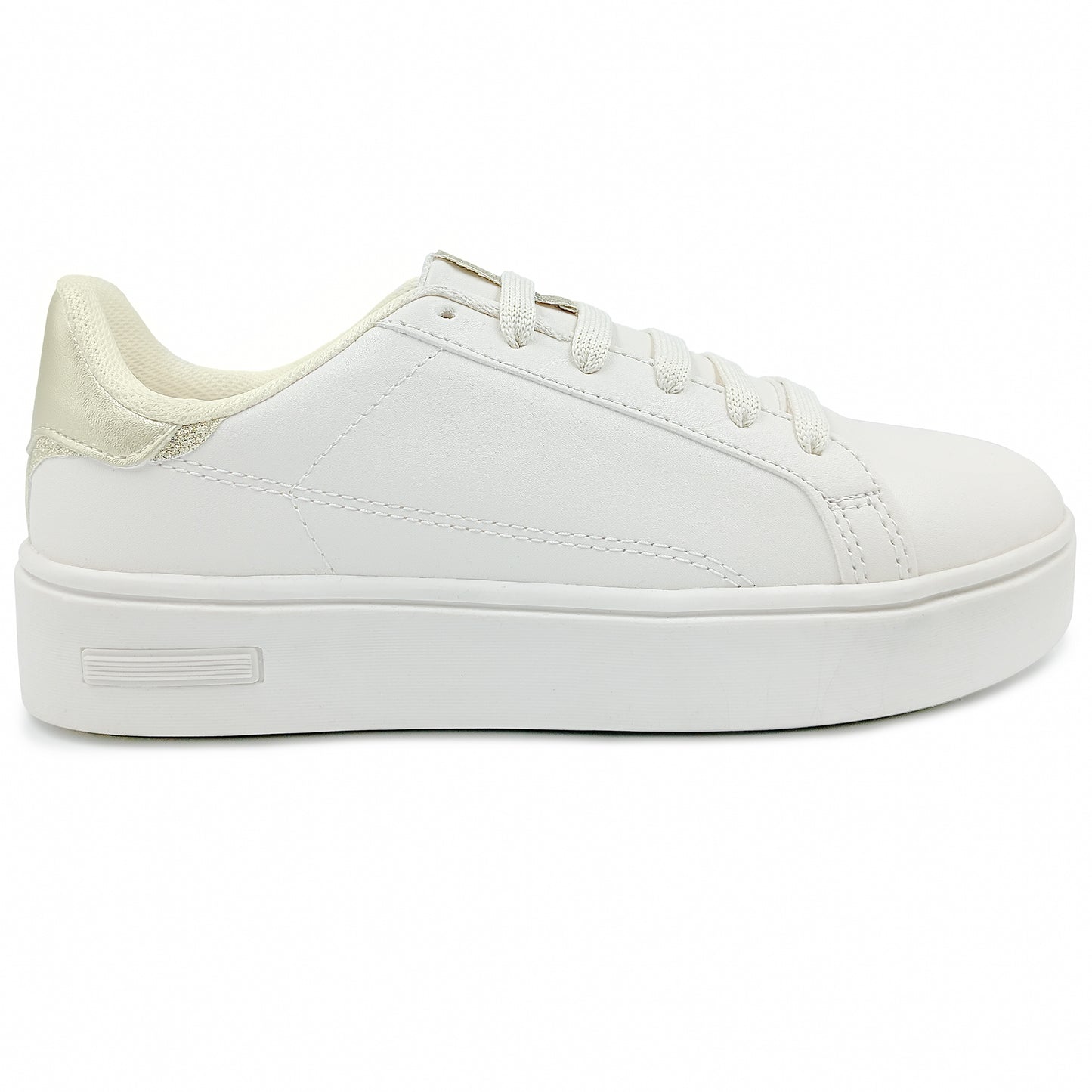 Tenis NEOSPORT blanco con dorado para dama - 2012