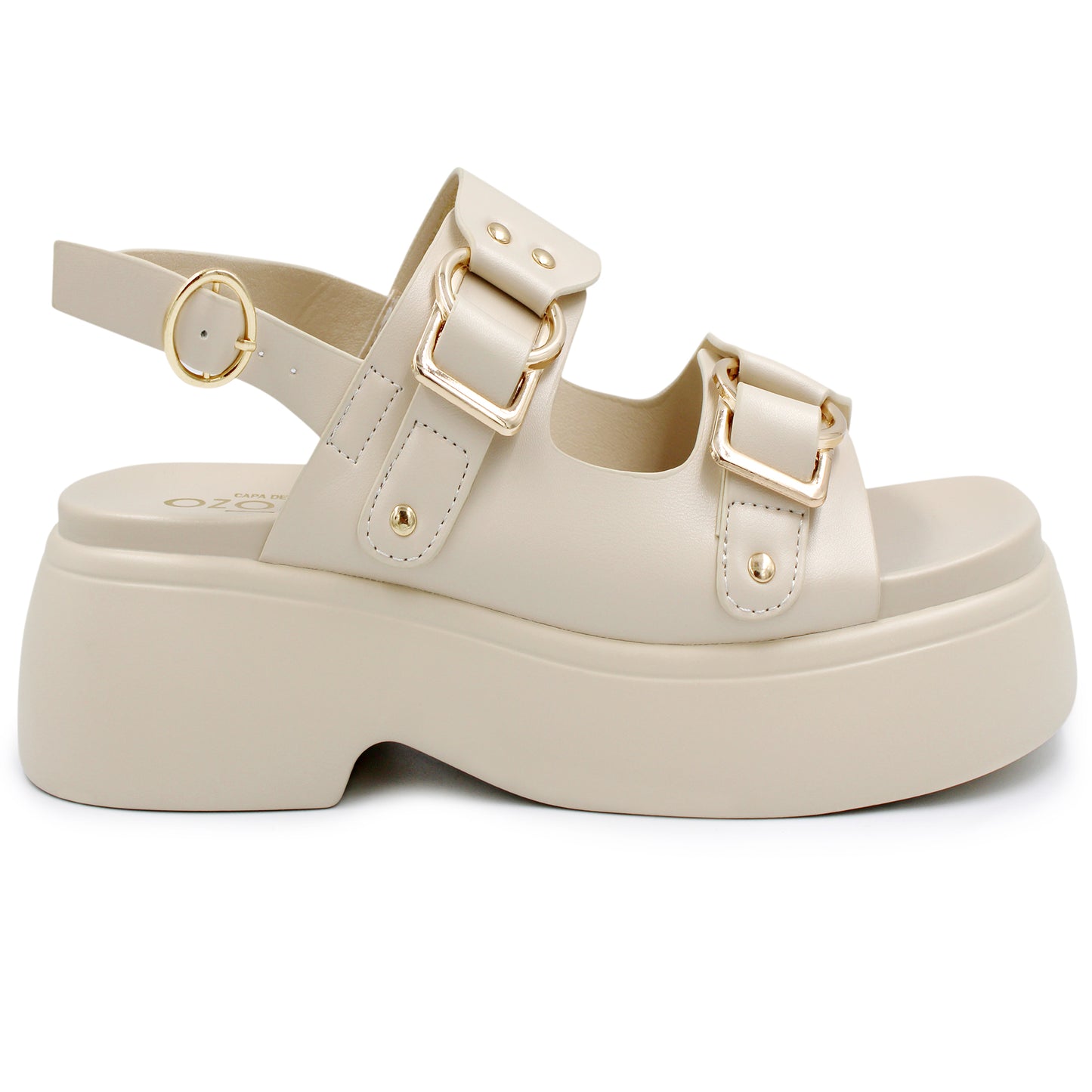 Sandalias para DAMA Ozono- 671601- Latte