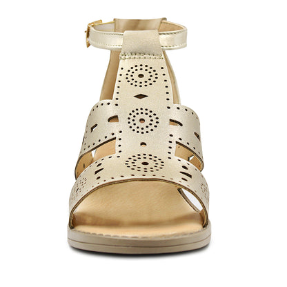 Sandalias TROPICANA para  niña y dama color oro - 340010