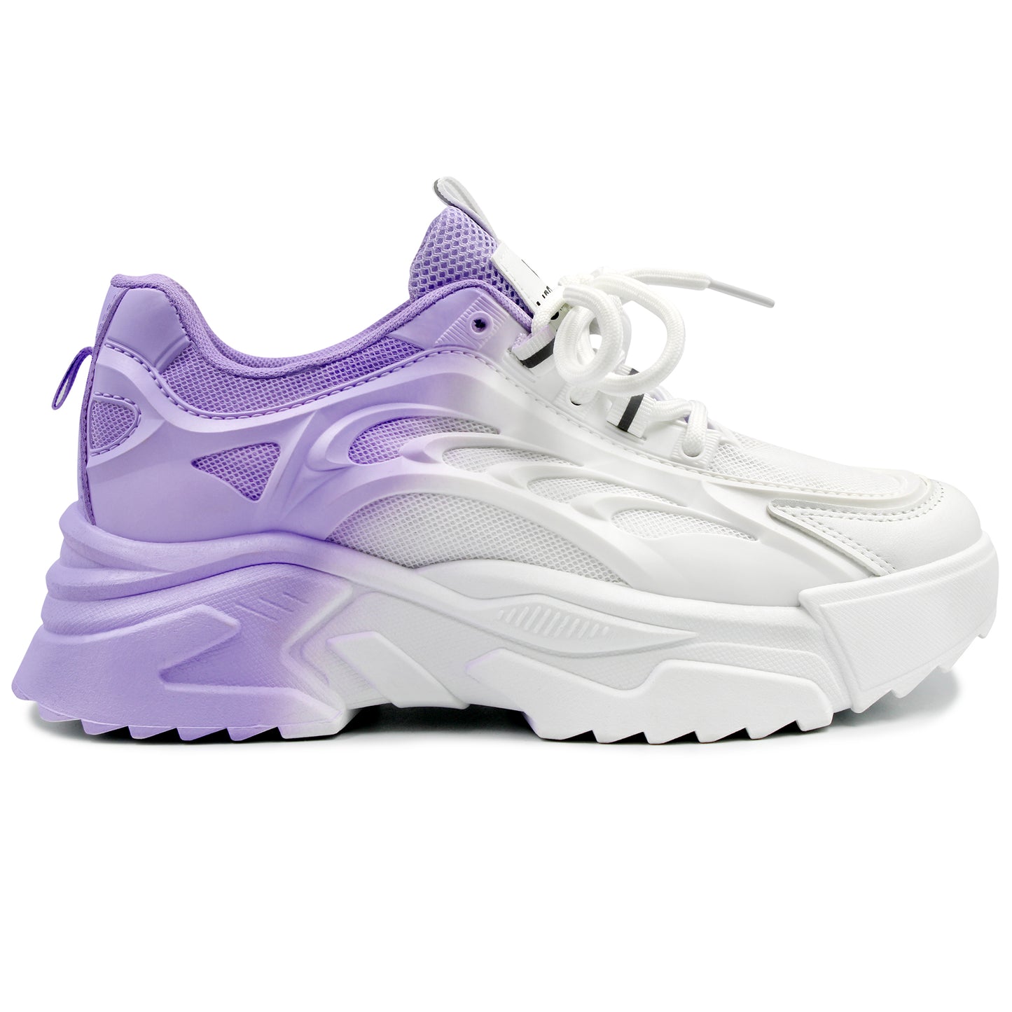 Tenis lila degradado para dama Via Urbana - 6281