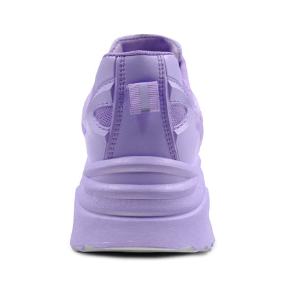Tenis lila degradado para dama Via Urbana - 6281