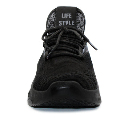 Tenis via URBANA para caballero color negro -H7212201