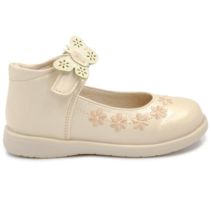 Zapatos de charol con mariposa para niña VA602018