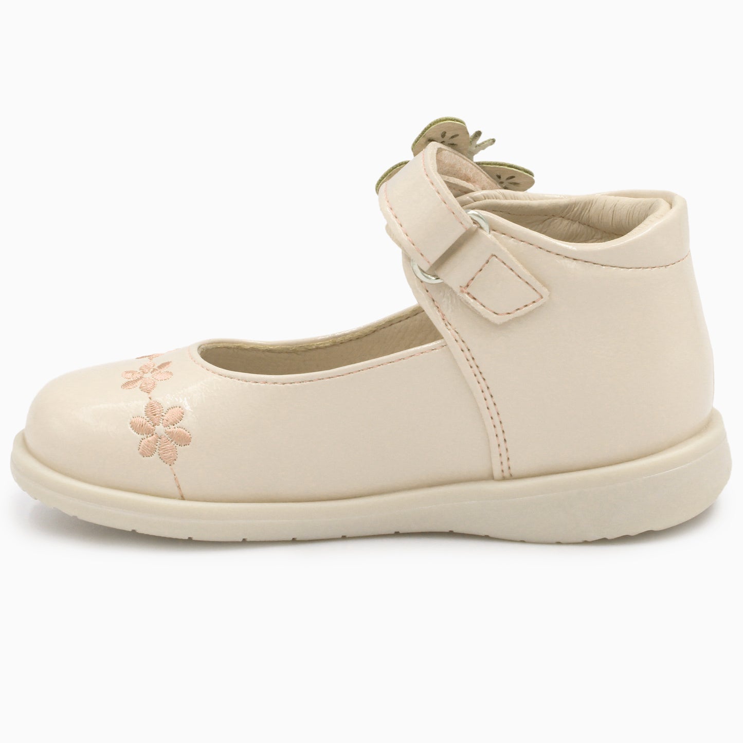 Zapatos de charol con mariposa para niña VA602018