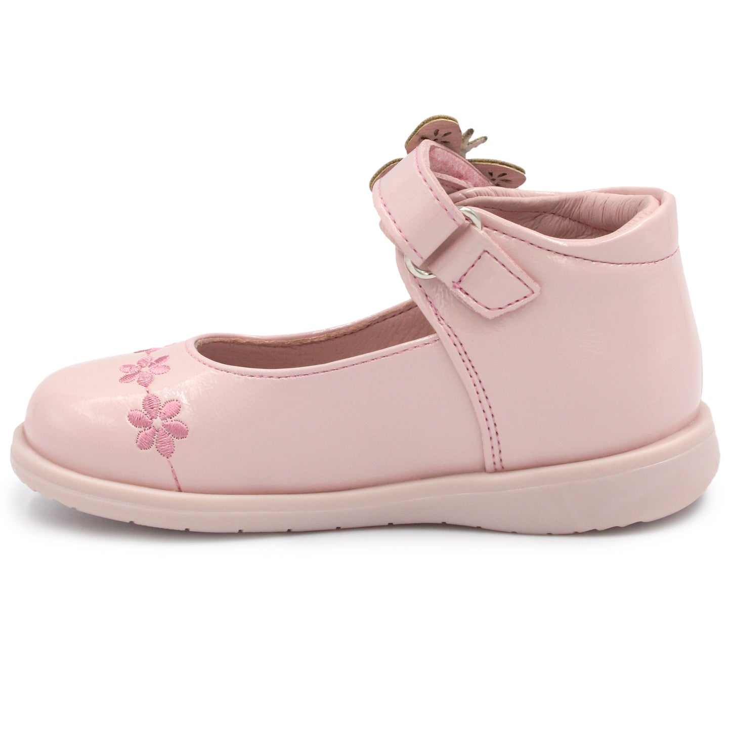 Zapatos de charol con mariposa para niña VA602018