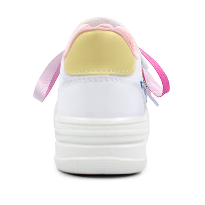 Tenis para niña Viri y Tony con agujetas rosas - 280