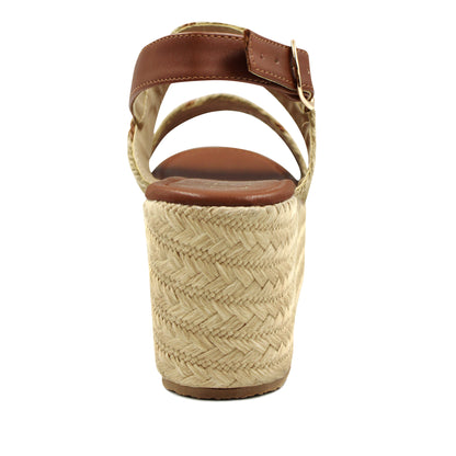 Sandalias ajudtables de yute ZENA para dama - 1642