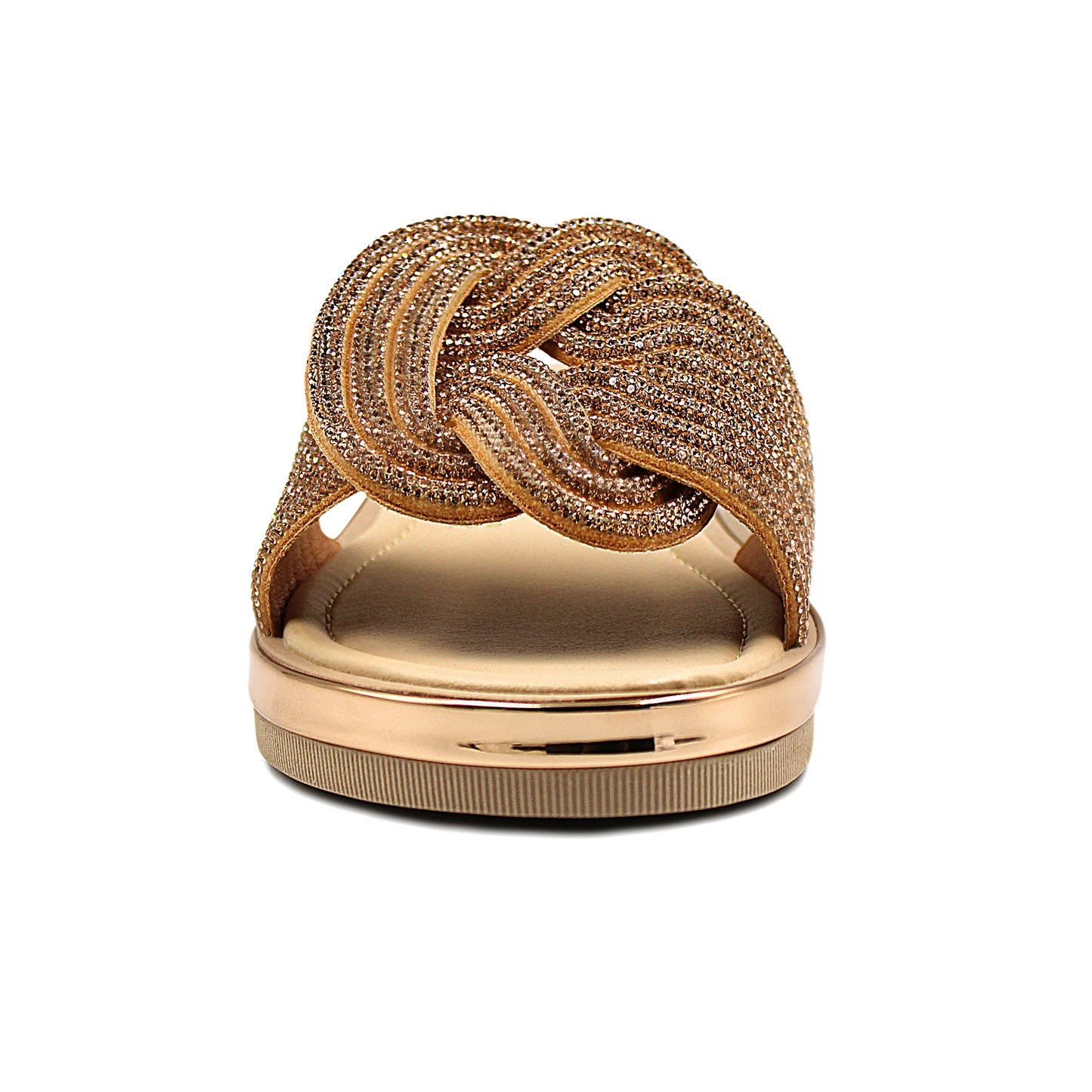 Sandalias para dama con pedrería marca Zena - 905